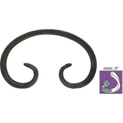 Element tvaru-C 120x75, 12x6mm