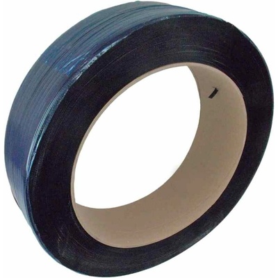 Viazacia páska PP, šírka 12 mm, hrúbka 0,5 mm, návin 3100 m, dutinka 405 mm, čierna