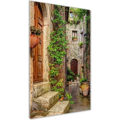 Vertikálny foto obraz sklenený Talianske uličky 50x100 cm