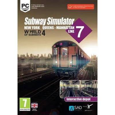 Игра World of Subways 4 - New York Line 7 за PC Steam, Електронна доставка