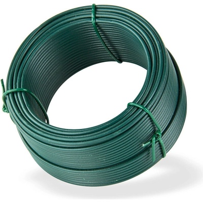 DEMA Viazací drôt poplastovaný 2,0 mm, dĺžka 25 m, zelený