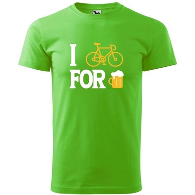 Dobrý Triko pánské tričko For beer Apple green