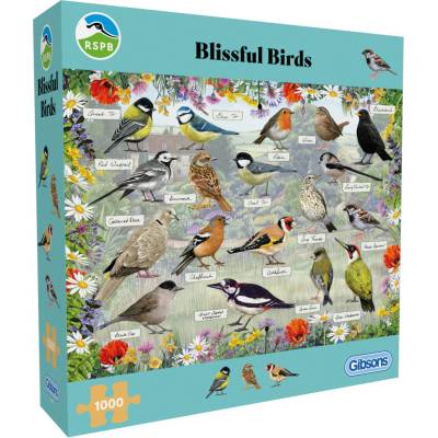 GIBSONS RSPB Šťastní vtáčiky 1000 dielov
