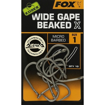 Fox Edges Wide Gape Beaked X Hooks vel.1 10 ks
