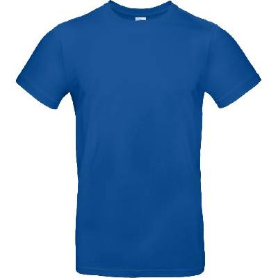 B&C E190 pánské tričko z těžké bavlny snorkel blue