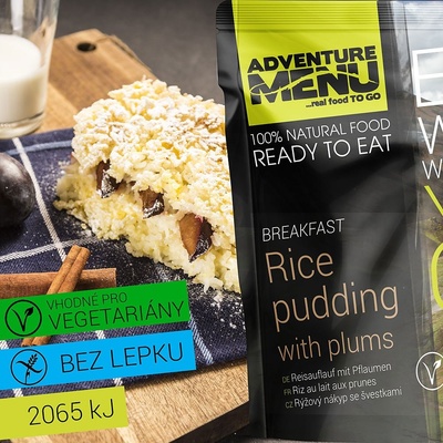 Adventure menu Rýžový nákyp se švestkami 250 g