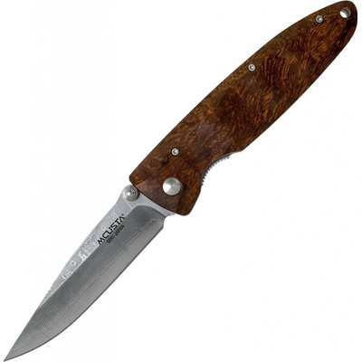 Mcusta Classic Wave Damascus blade, Ironwood handle MC-18D