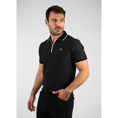 Maximilian Equestrian Tričko Core Polo pánské černá – Zboží Mobilmania