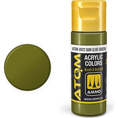 AMMO by MIG Jimenez ATOM COLOR Dark Olive Green 20ml