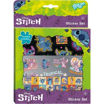 Totum Комплект стикери Totum - Stitch, 4 части (T700055)