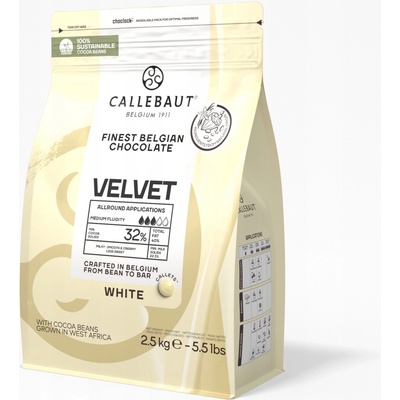 Callebaut Biela čokoláda 2,5kg