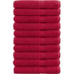 vidaXL Премиум кърпи SOLUND 10 бр червени 100x200 см 600 gsm (137415)