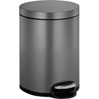 EKO-Europe Кош за отпадъци EKO SERENE с педал (5 л) - графит (EKO 921505 - Platinum)