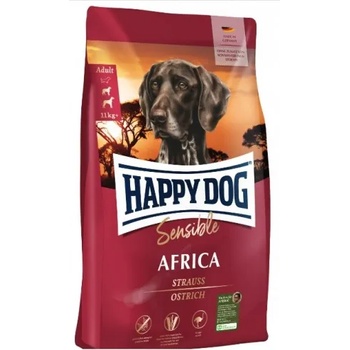 Happy Dog Sensible Africa - храна за алергични и капризни кучета с месо от щраус, картофи, 1 кг, Германия - 3545