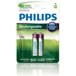 Philips Rechargeable презареждаща батерия LR03 AAA, 800 mAh, 2-blister (HR03), for CORDLES PHONE (R03B2A80/10)