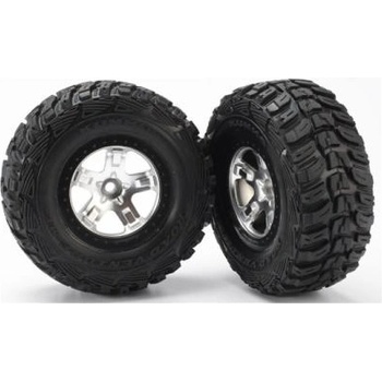 Traxxas колело 2.2/3.0", джанта SCT сатенено-черна, гума Kumho (2) (2WD преден)