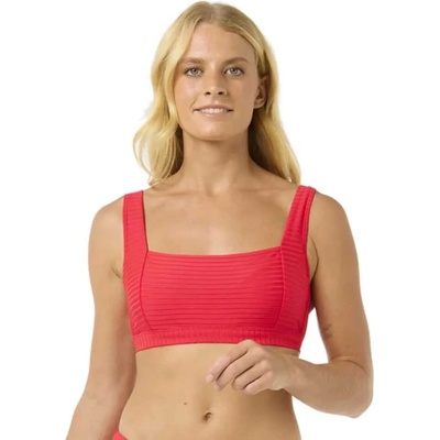 Rip Curl Premium Surf D-DD Crop bikini top - Red (Hibiscus Red)