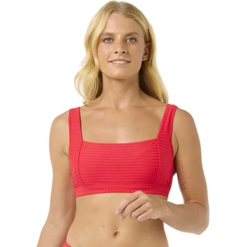 Rip Curl Premium Surf D-DD Crop bikini top - Red (Hibiscus Red)