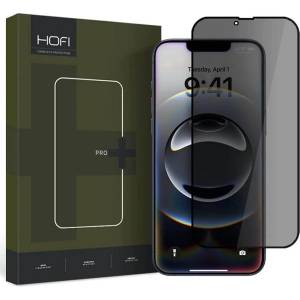 HOFI Затъмняващ Протектор за iPhone 17e/ 16e, Hofi Privacy Anti-Spy Glass, Черен (9490713933534)