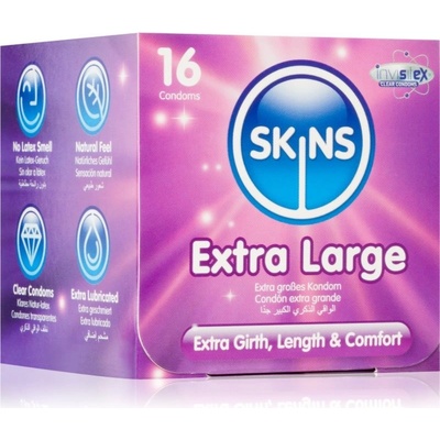 Skins Extra Large Vanilla 16 ks