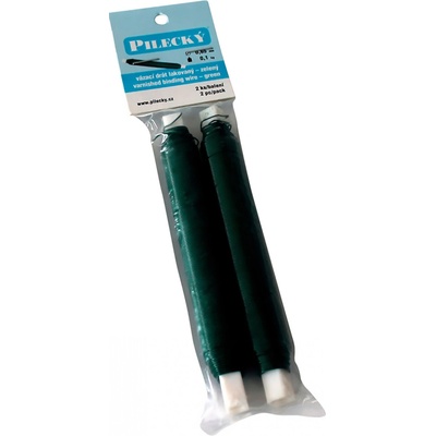 Vázací drát PILECKÝ 0,65 mm poplastovaný 33 m zelený 2 ks
