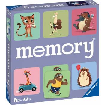 Ravensburger Настолна игра Memory: Wild World of Animals - Детска (20360)