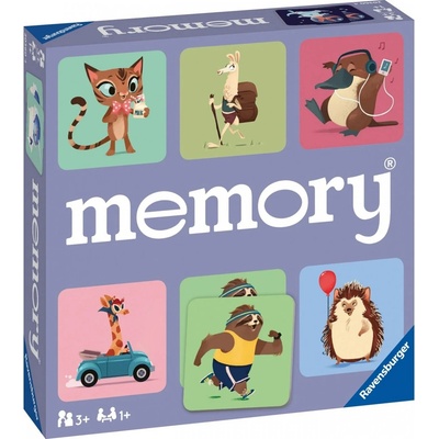 Ravensburger Настолна игра Memory: Wild World of Animals - Детска (20360)