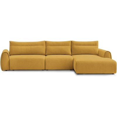 Bobochic Ъглов диван в цвят жълта охра Aden - Bobochic Paris (105670)
