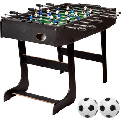 GamesPlanet 1217 Stolný futbal Belfast rozkladacia 121 x 101 x 79 cm čierny