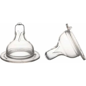 Canpol Силиконови биберони Canpol - Easy Start, Anticolic, 0+ месеца, 2 броя (21/729c) - ozone