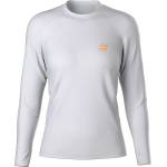 Compressport Дамска тениска Compressport Women's Performance L/S Running shirt - Vaporous Grey / Apricot / Reflective Apricot (916-7109-0113)
