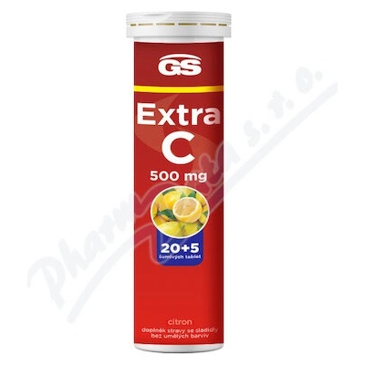 GS Extra C 500 citron eff. 20+5 tabliet