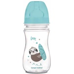 Canpol babies Антиколик шише Canpol - Exotic Animals, 240 ml, синя панда (35/221_blu) - baby