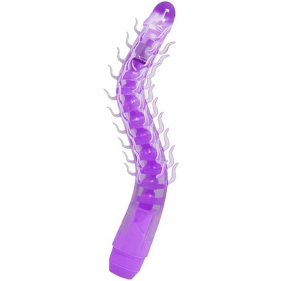 FLEXI VIBE SENSUAL SPINE BENDABLE VIBRATING PURPLE 23.5 CM