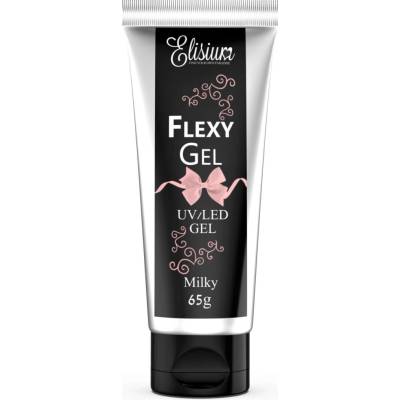 Elisium Flexy gel Milky gel pro prodloužení a stavbu nehtů 65 g