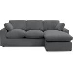 Bobochic Тъмносив ъглов диван от рипсено кадифе Belair - Bobochic Paris (WT-HILL-N--U3-W_2 P1086)