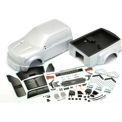 CEN RC karoséria Racing Ford F-450 SD Silver Mercury DL-Series Complete Body Set