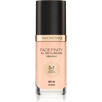 Image 1 of MAX Factor Facefinity All Day Flawless дълготраен фон дьо тен SPF 20 цвят 55 Beige 30ml