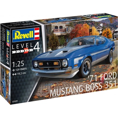 Revell 71 Ford Mustang Boss 351 Plastic ModelKit auto 07699 1:25