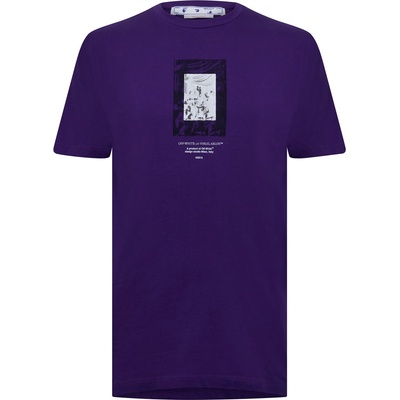 OFF WHITE Тениска OFF WHITE Men's Mirror T-Shirt - Purple