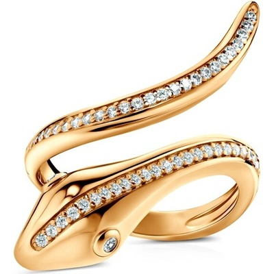 Savicki Prsteň Serpentéa pozlátené striebro B P P0850 00385 925 Z