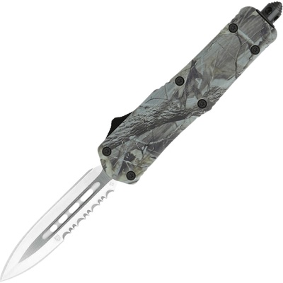 CobraTec Small FS-3 Woodland Dagger 1-Side Serrated 06CT128