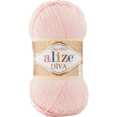 Příze Alize Diva 161 pudrová růžová