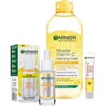 Garnier Skin Naturals Комплект - Мицеларна вода, Серум и Флуид, SPF50, 400 + 30 + 40 ml