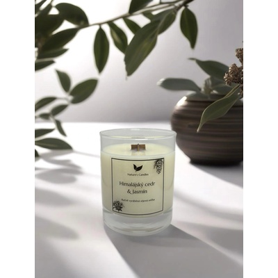 NATURES CANDLES Himalájský cedr a jasmín 180 g