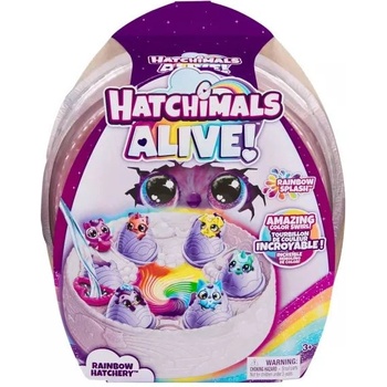 Spin Master Hatchimals: Hatchimals Alive! инкубатор в цветове на дъгата - комплект от 6 бр (6070168)