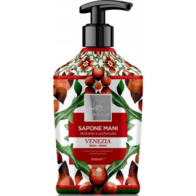 Lady Venezia hydratačné mydlo na ruky Rosa Mora 500 ml