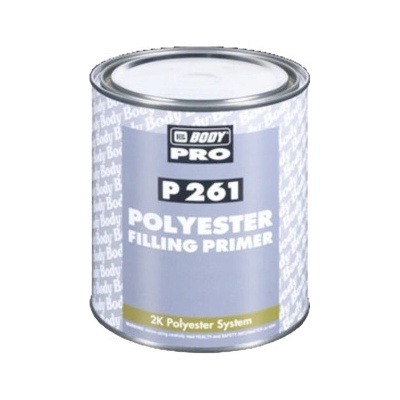 HB BODY P261 Polyester Filling Primer (Grey), 1L