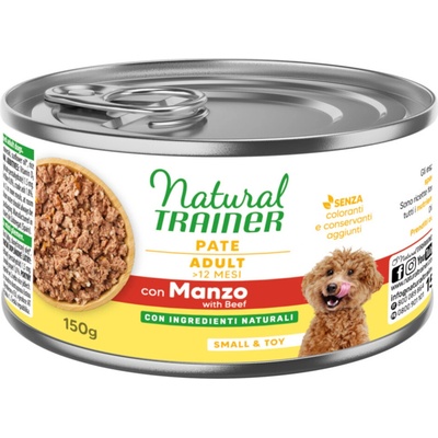 Natural Trainer Pate Small & Toy Adult hovězí 6 x 150 g