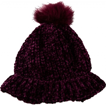 Dámská pletená zimní čepice Berreto fialová